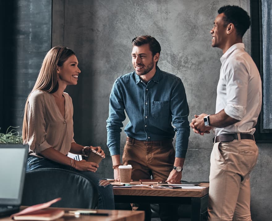 The Motta Consulting team working with clients
