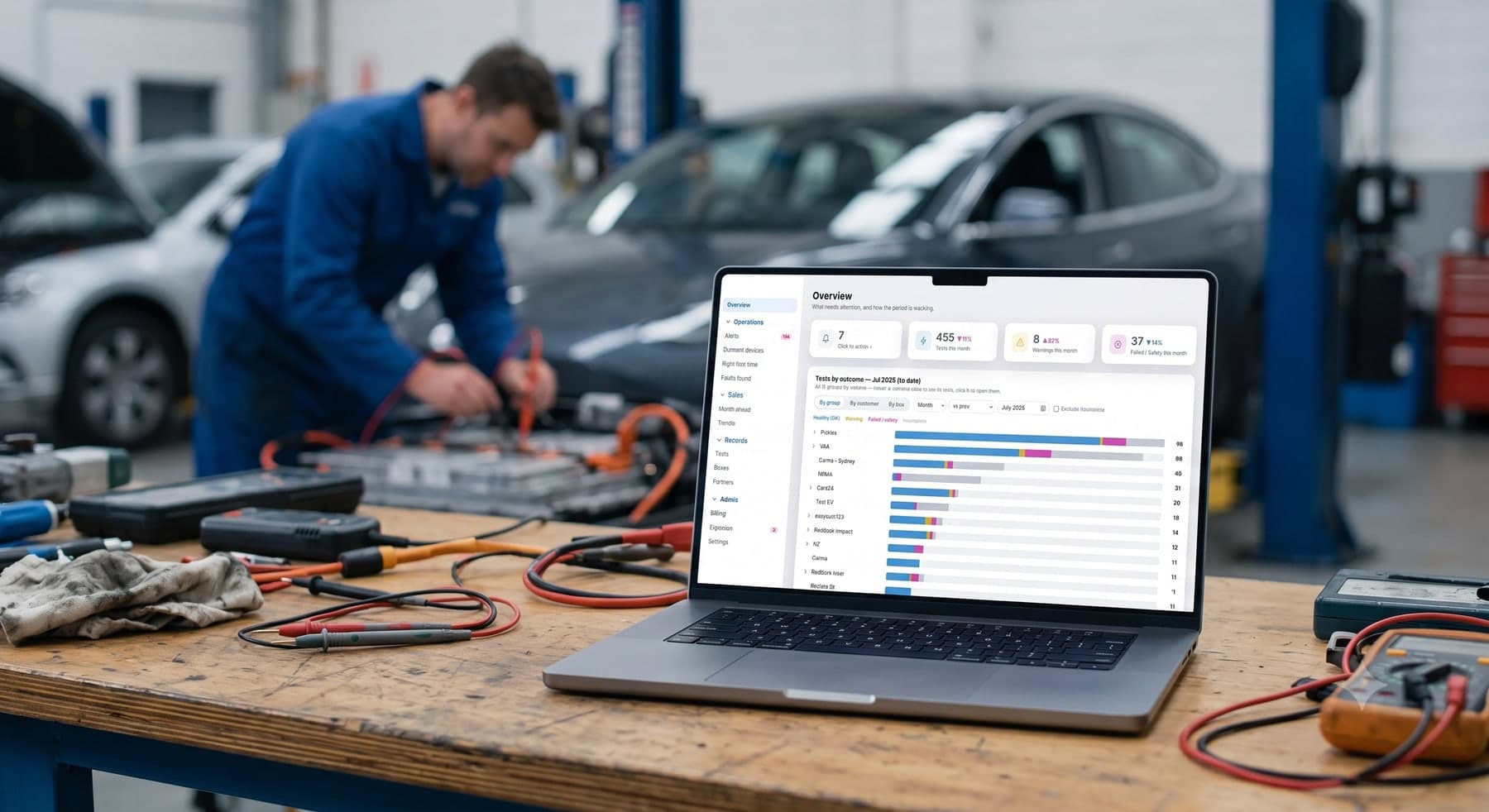 TestEV Business Hub: One hub for EV battery-test operations and reporting
